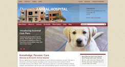 Desktop Screenshot of dynamiteanimalhospital.com